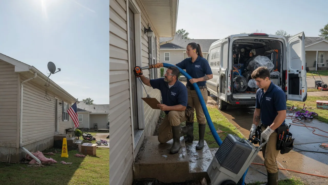 Ceiling Water Damage Restoration in Urbana, OH near me